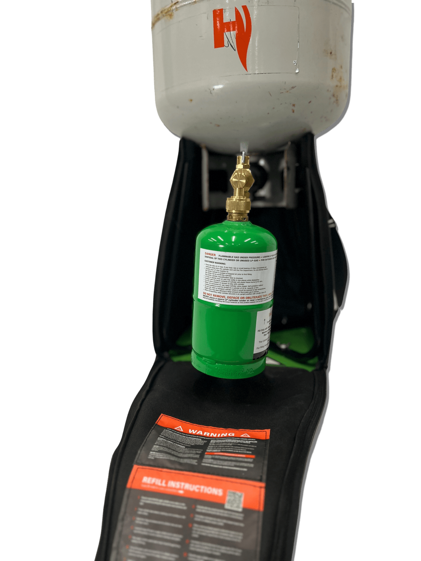 Refillable 1LB Propane Travel Kit