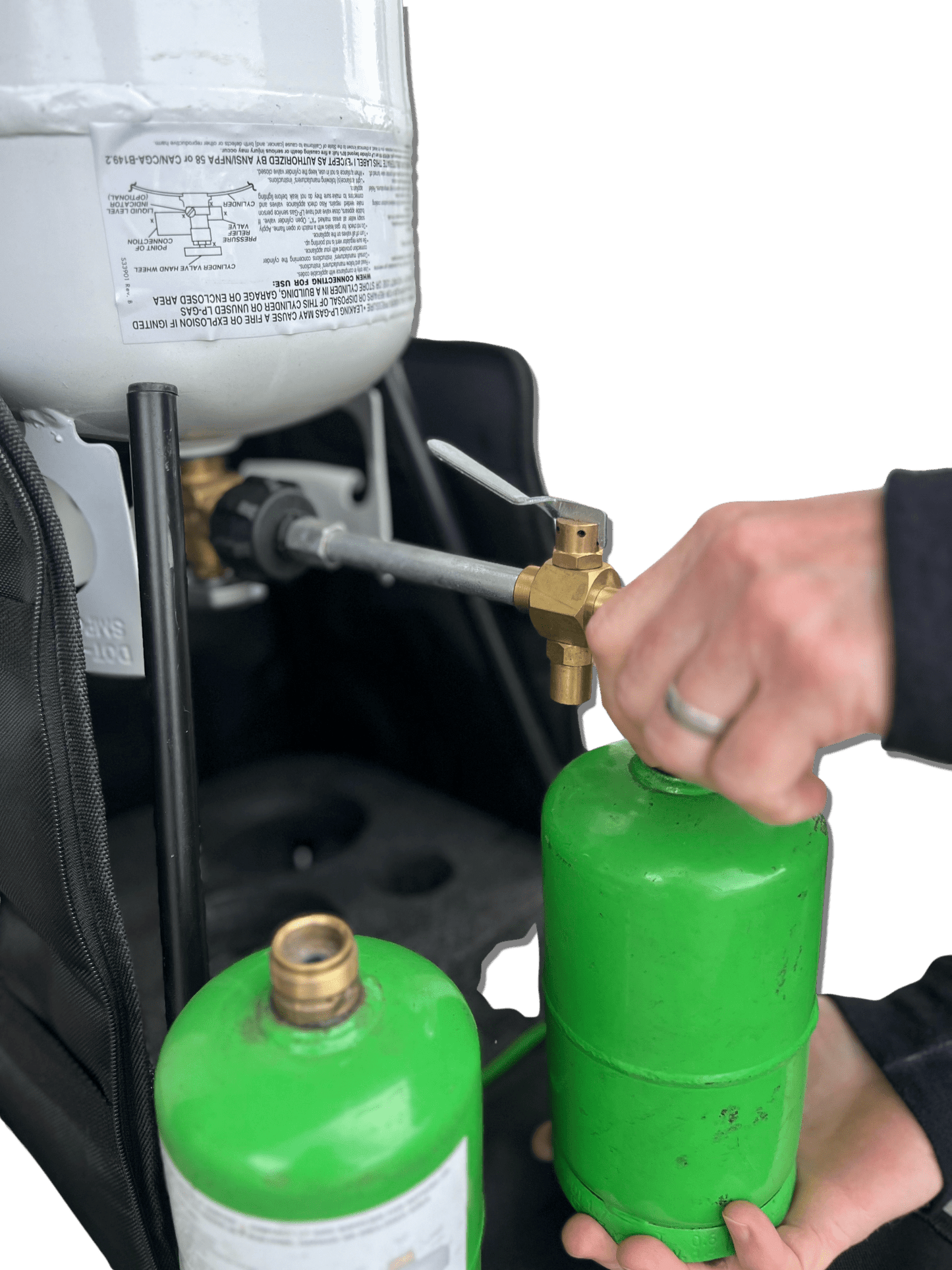 Refillable 1LB Propane Travel Kit