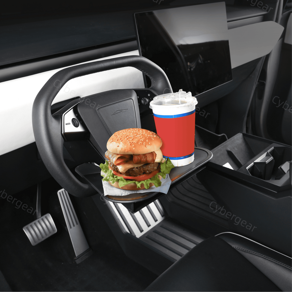 Removable Steering Wheel Tray for Cybertruck
