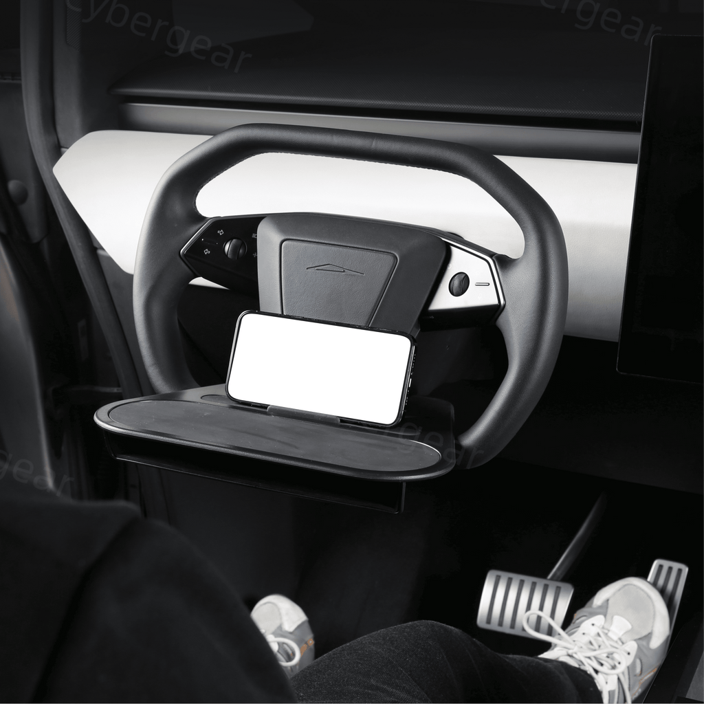 Removable Steering Wheel Tray for Cybertruck