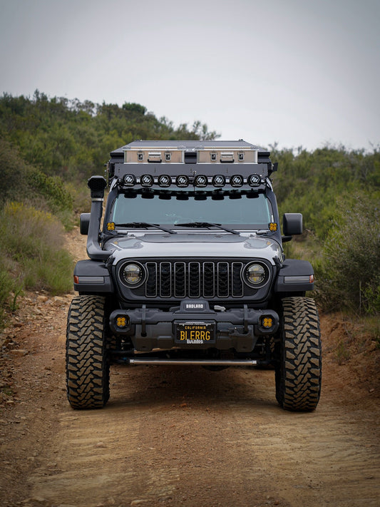Satin Black Refreshed Style Front Grille fits Jeep Wrangler JL/ Gladiator JT *Primer Coated