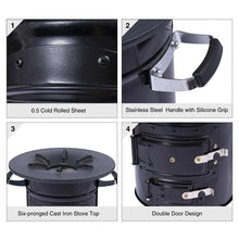 Load image into Gallery viewer, Redcamp Portable Rocket Stove for Camping