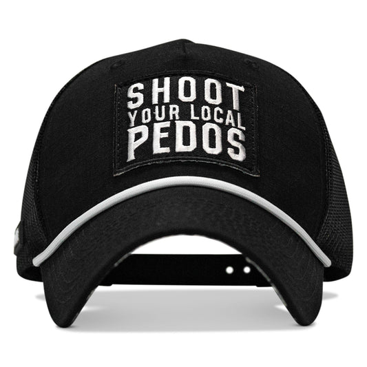 Shoot Your Local Pedos Classic 5 Panel Ripstop Rope Snapback Hat