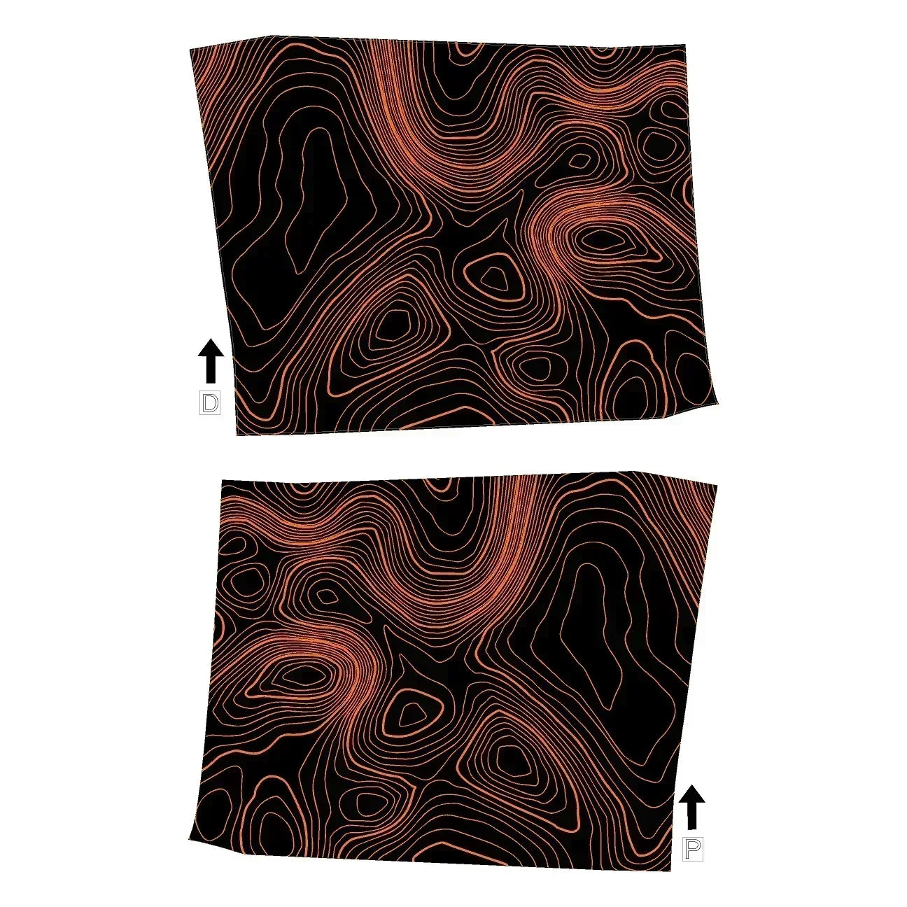 Topographic REAR Door Armrest Panel Protection - 2025+ 4Runner