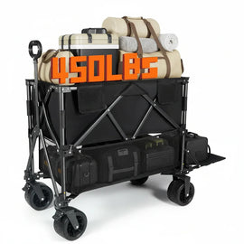 Large Collapsible Double Decker Wagon, 450lbs Heavy Duty