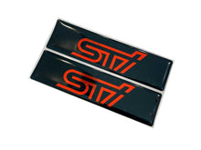 Load image into Gallery viewer, STI Logo Emblems for Weathertech All Weather Floor Mats (Pair)