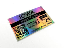 Load image into Gallery viewer, Street Racing Permit Sticker 3.5" - All States