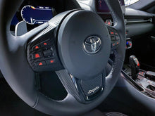 Load image into Gallery viewer, "Supra" Steering Wheel Trim Overlays (Full Set) - 2020+ Supra