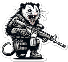 Load image into Gallery viewer, &quot;Street Cat Collection&quot; Patch 3 - Tactical Possum - 3.5&quot; Sticker