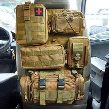 Load image into Gallery viewer, Tactical MOLLE Seat Organizer Full Set