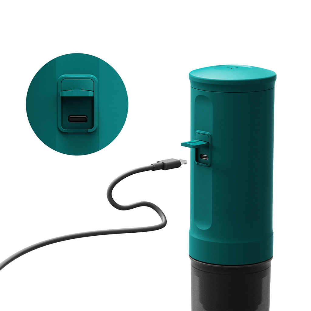 Nano Portable Espresso Machine (OutIn Teal)