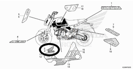 Honda Grom Wing Stickers 2022 +