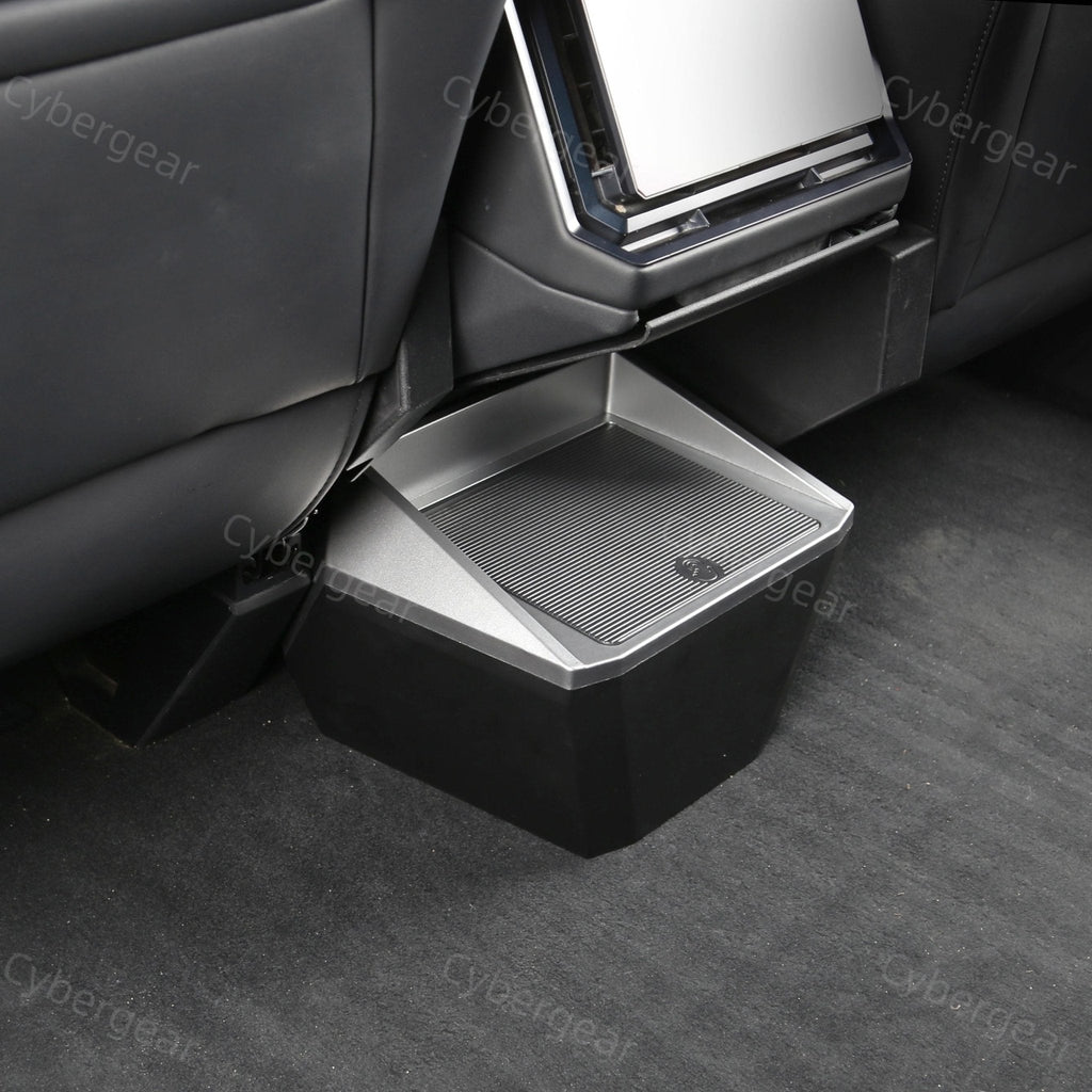 Tesla Cybertruck Center Floor Organizer & Trash Bin