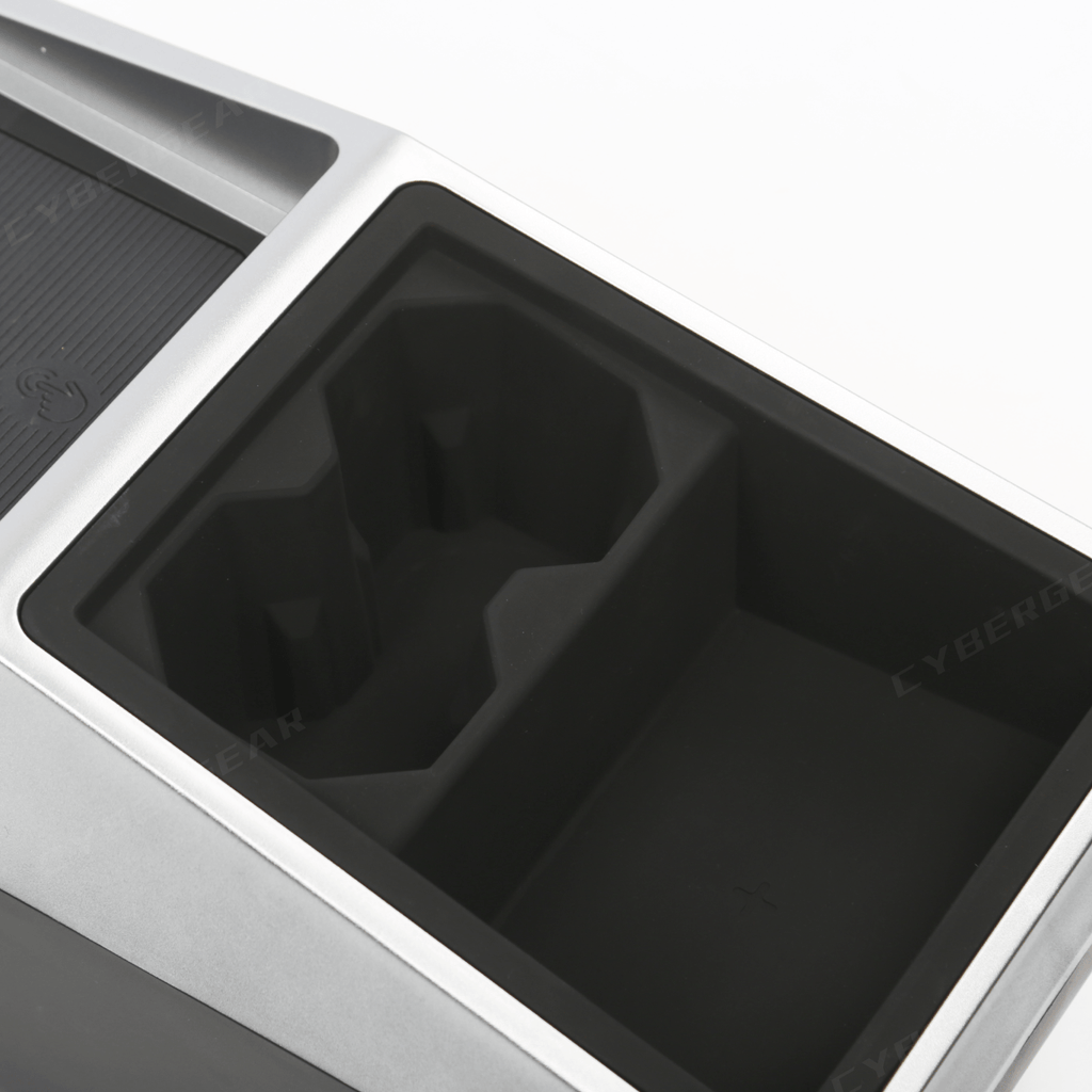 Tesla Cybertruck Center Floor Organizer & Trash Bin