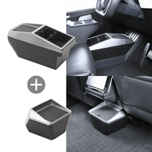 Load image into Gallery viewer, Tesla Cybertruck Center Floor Organizer &amp; Trash Bin
