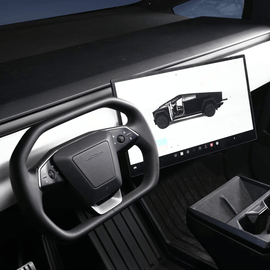 Tesla Cybertruck Dashboard Screen Swivel Tilt Mount Rotating Kit