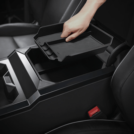 Tesla Cybertruck Double Layer Console Organizer