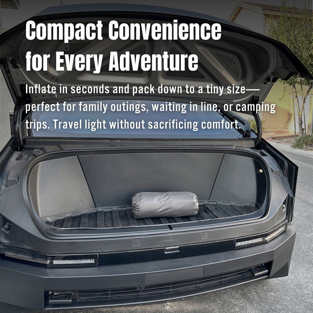 Tesla Cybertruck Inflatable Air Mattress & Self-inflating cushion
