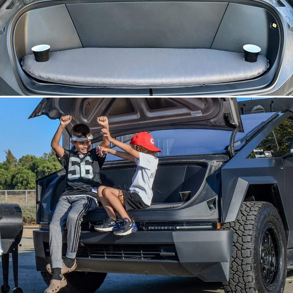 Tesla Cybertruck Inflatable Air Mattress & Self-inflating cushion