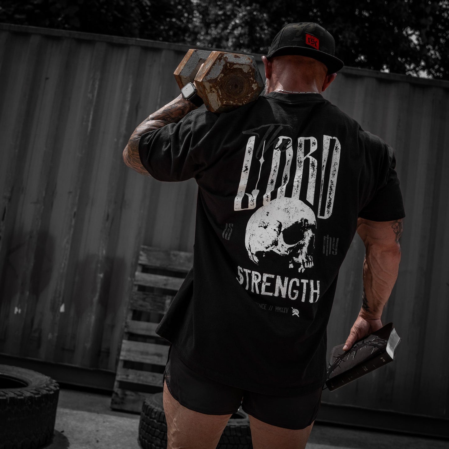 The Lord Is My Strength Heavyweight Men's T-Shirt