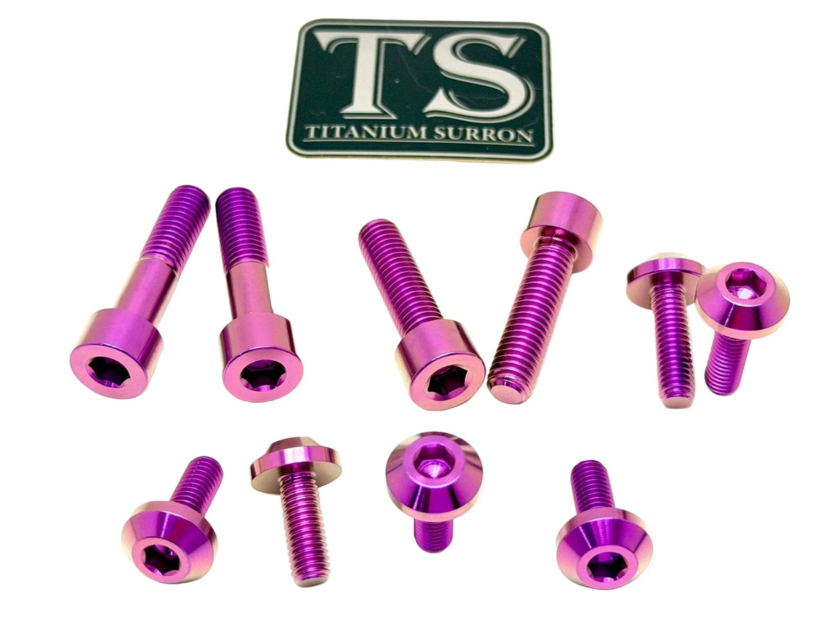 Titanium Bash Guard/ Skid Plate Bolts - E-moto