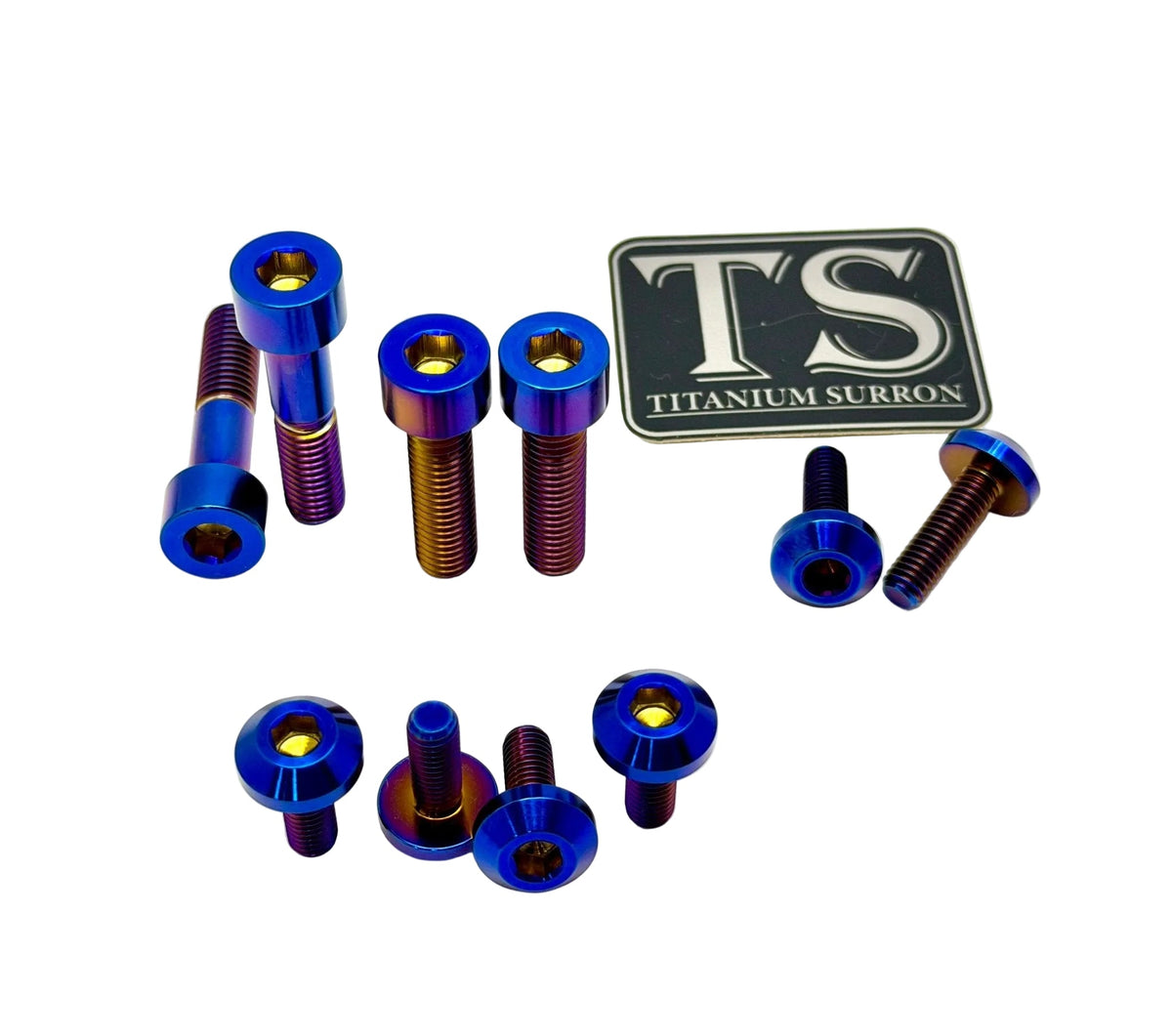 Titanium Bash Guard/ Skid Plate Bolts - E-moto