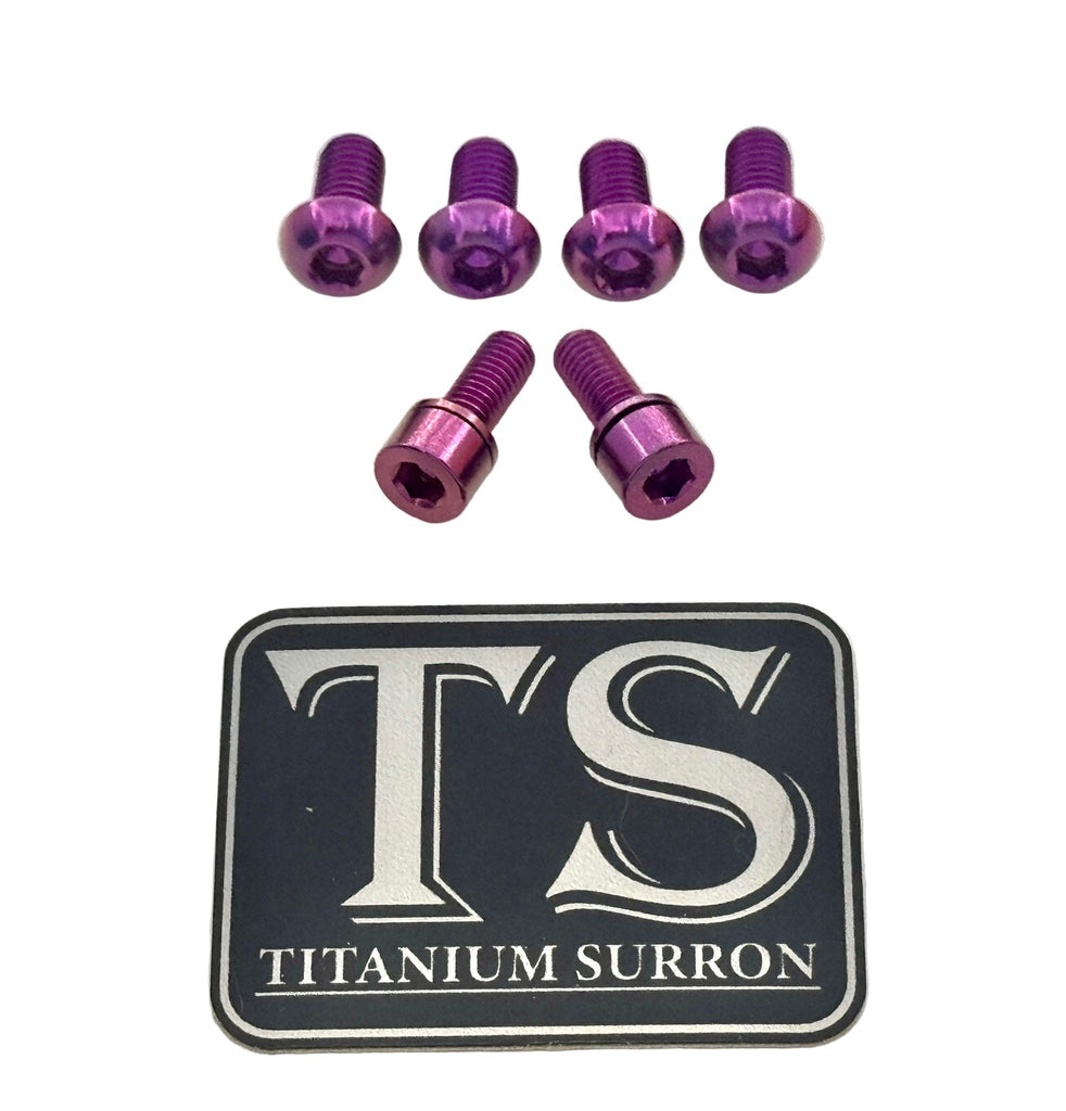 Titanium E-Moto Headlight Mount Bolts