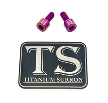 Load image into Gallery viewer, Titanium E-Moto Headlight Mount Bolts