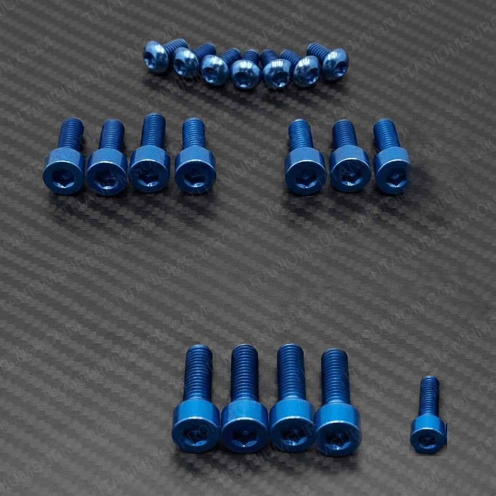 Titanium KKE Fork Bolt Kit - Juiced Scrambler
