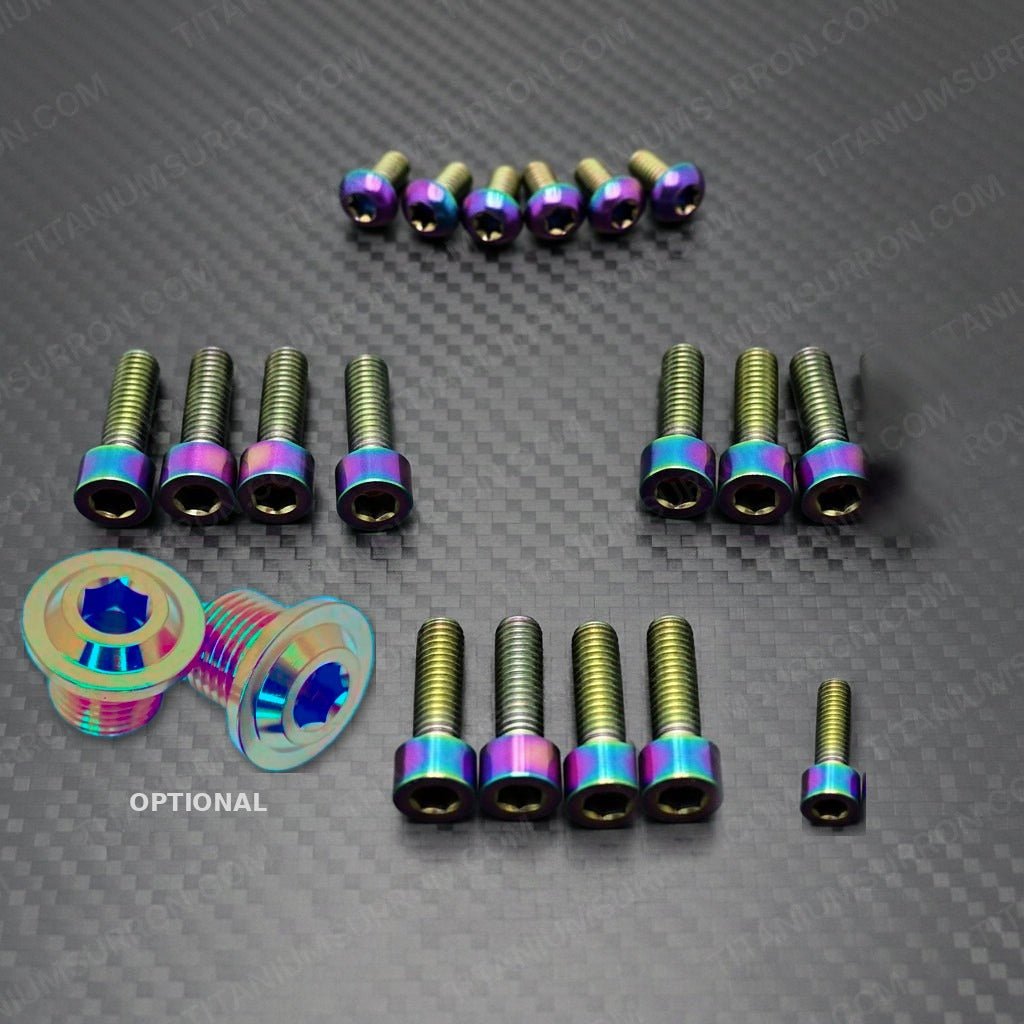 Titanium KKE Fork Bolt Kit - Juiced Scrambler