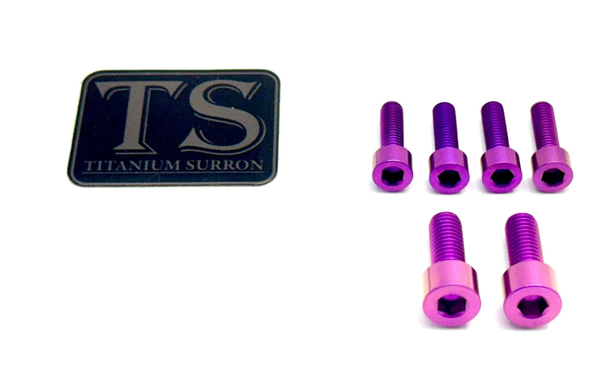 Titanium Stem/ Handlebar Mount Bolts - E-moto