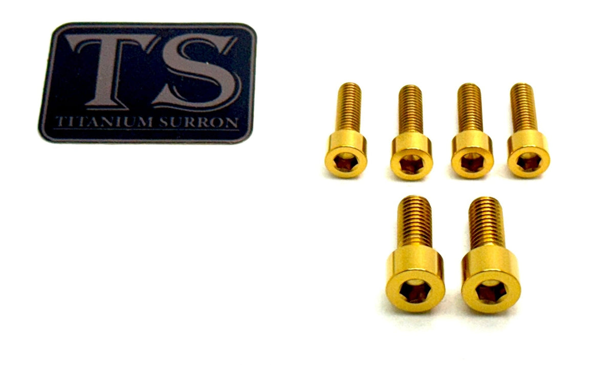 Titanium Stem/ Handlebar Mount Bolts - E-moto