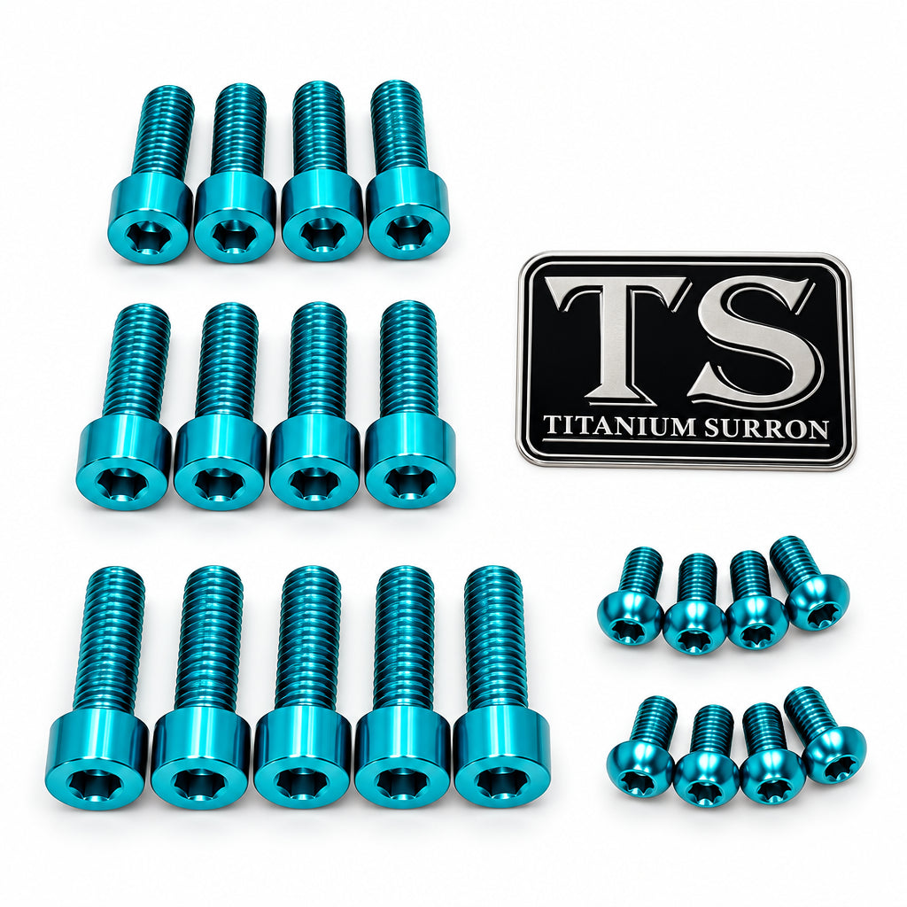 Titanium Talaria Komodo Fork Bolt Kits (21 pcs)