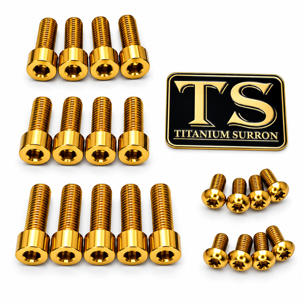 Titanium Talaria Komodo Fork Bolt Kits (21 pcs)