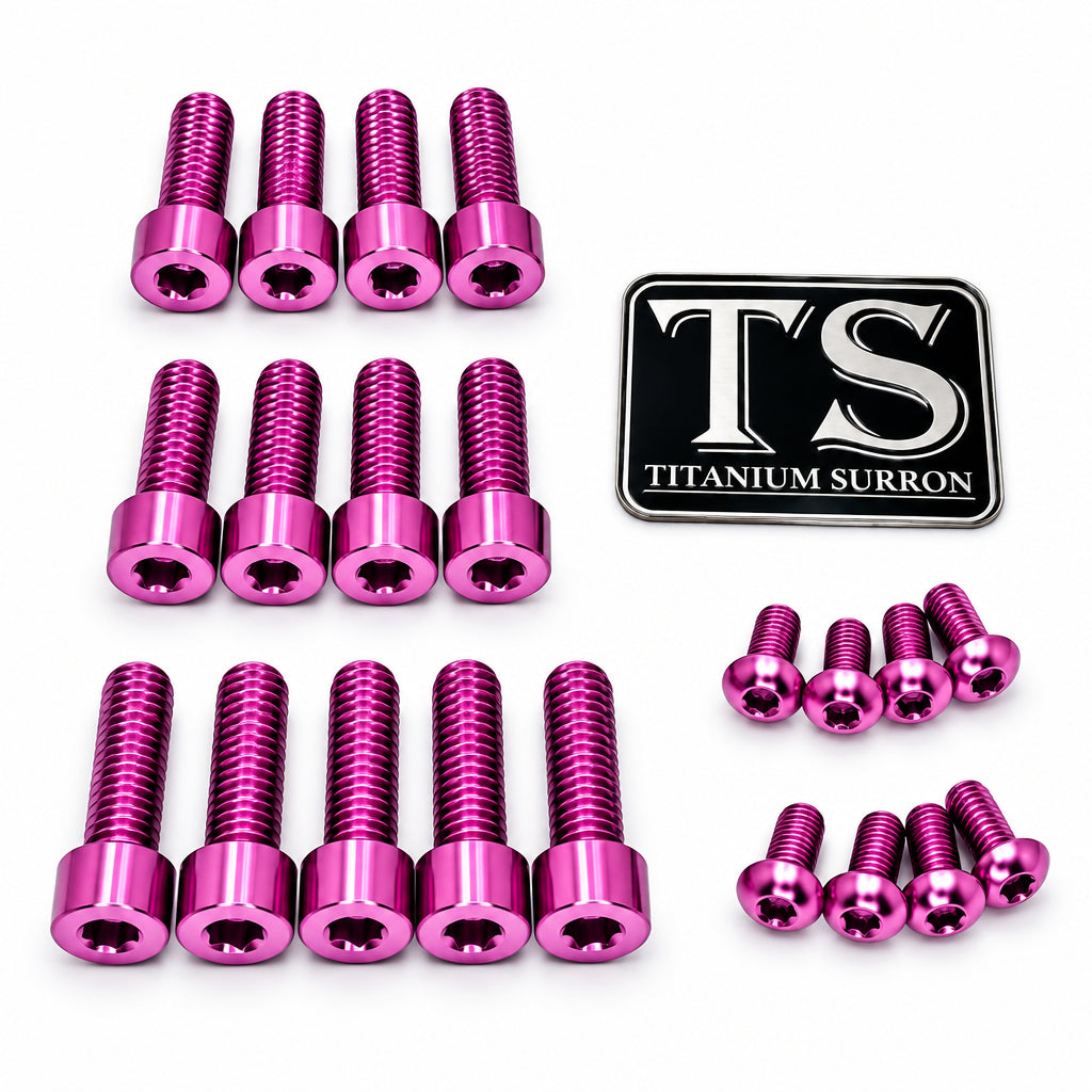 Titanium Talaria Komodo Fork Bolt Kits (21 pcs)