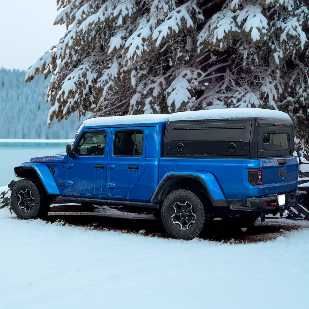 Gull Wing Truck Cap Topper & Overland Camper Shell for Work, Camping & Off-Road | Dirtbox Overland