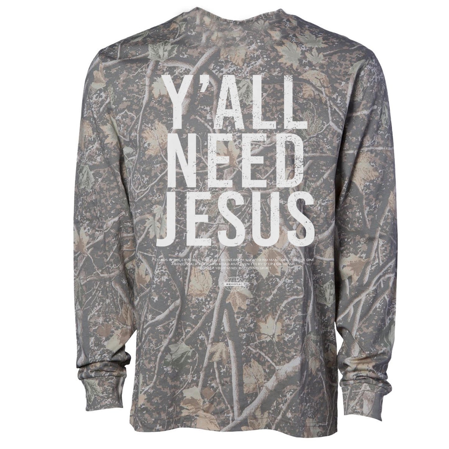 Y'all Need Jesus Men's Long Sleeve