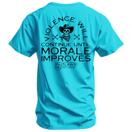 Violence Will Continue Until Morale Improves Men's T-Shirt