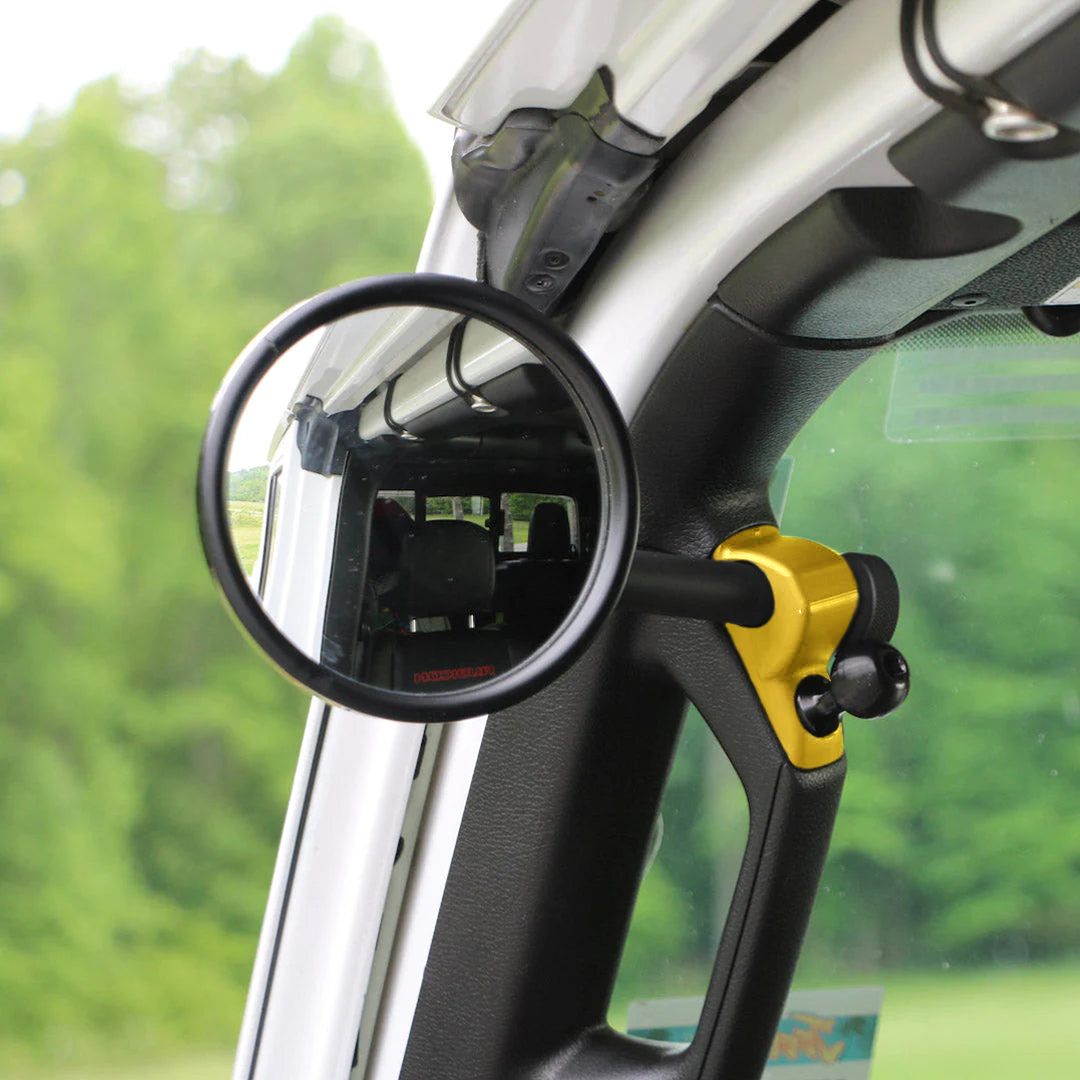 A-PILLAR SIDE MIRRORS FOR 2018 - 2023 JEEP WRANGLER JL & GLADIATOR - CMM OFFROAD