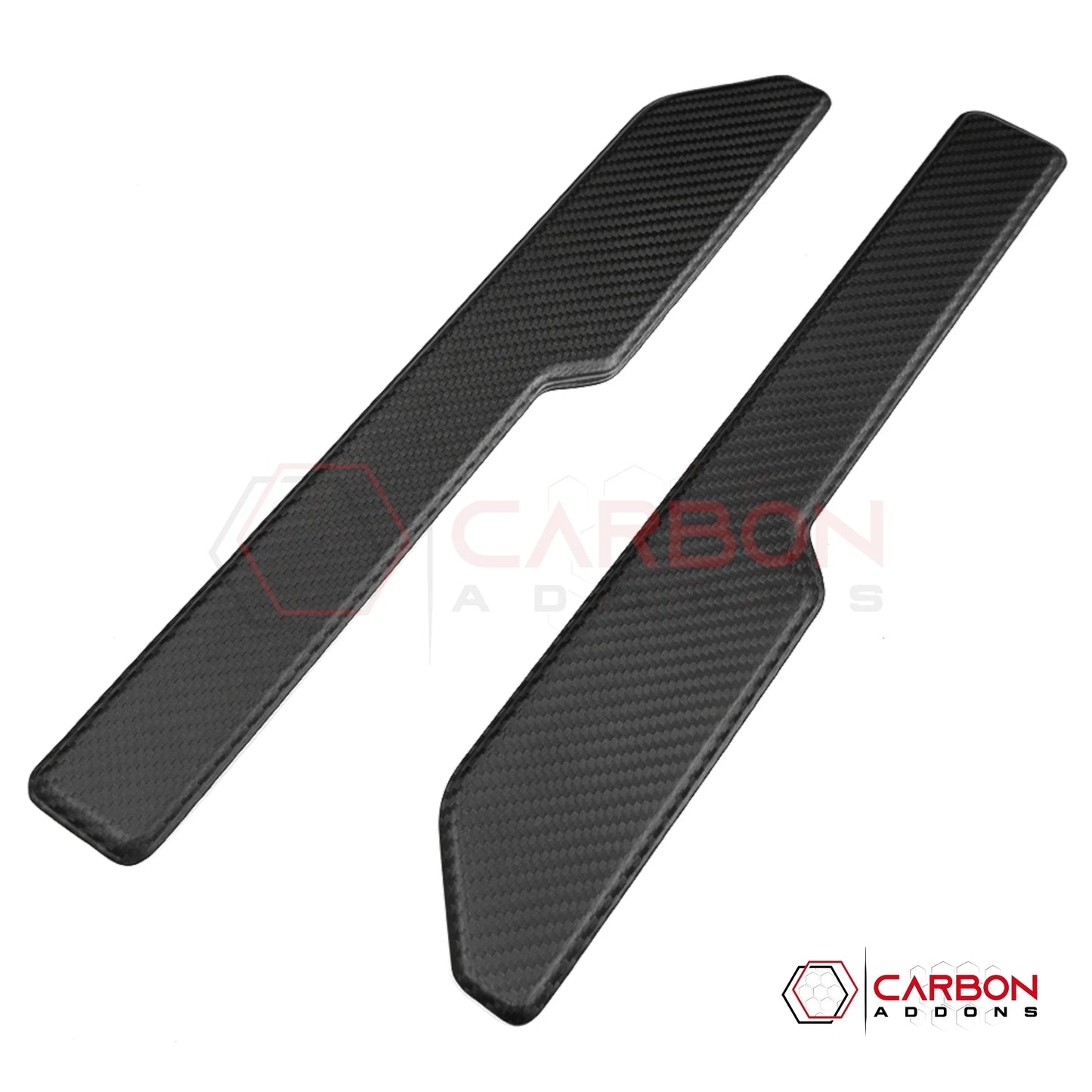 Real Carbon Fiber Interior Door Trim Covers for 2021+ Ford Bronco 2-Door (Glossy or Matte)