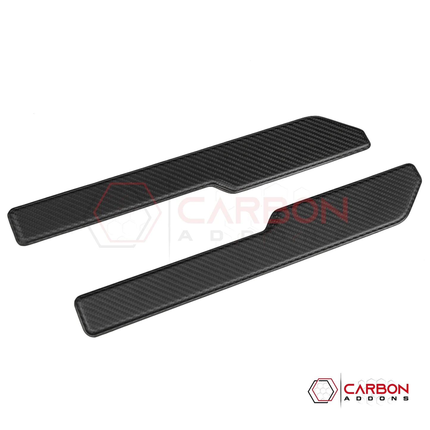 Real Carbon Fiber Interior Door Trim Covers for 2021+ Ford Bronco 2-Door (Glossy or Matte)