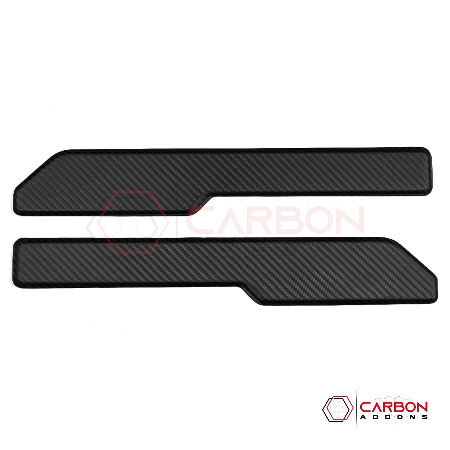 Real Carbon Fiber Interior Door Trim Covers for 2021+ Ford Bronco 2-Door (Glossy or Matte)