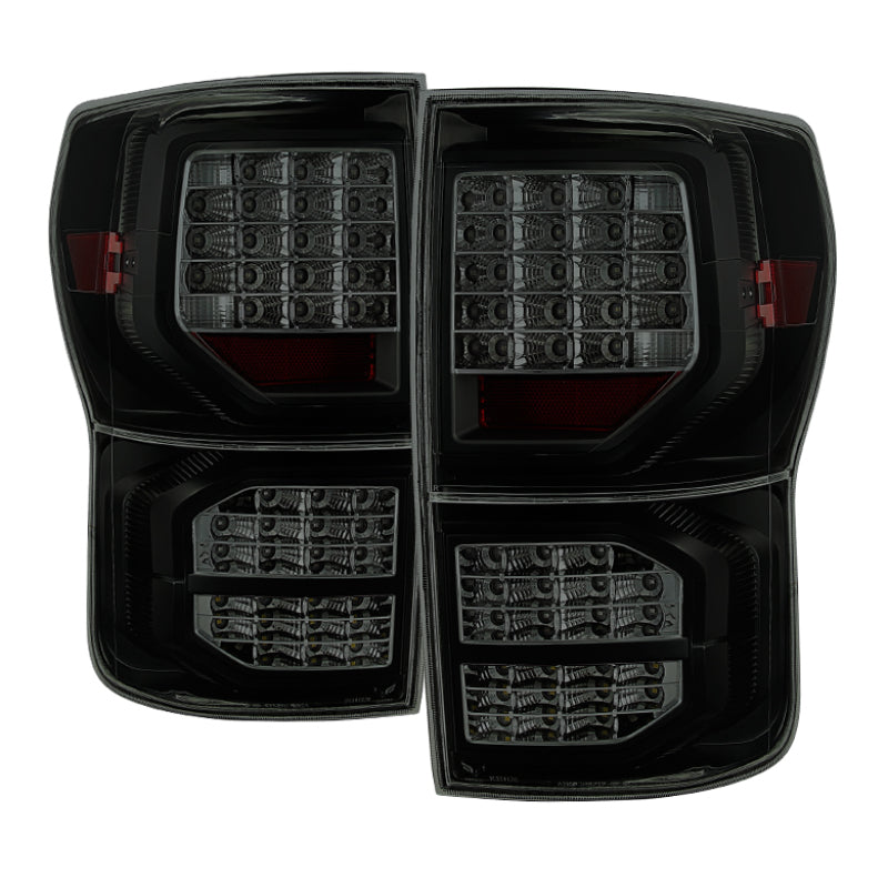 xTune Toyota Tundra 07-13 LED Tail Lights Black Smoked ALT-JH-TTU07-LED-G2-BSM