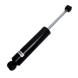 Koni Alpine Peak Shock - Front by KONI, showcasing a sleek black design, perfect for enhancing vehicle suspension and ride quality.