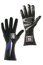 Load image into Gallery viewer, OMP Os 60 Gloves Black/- Medium (Blue) (Fia/Sfi)