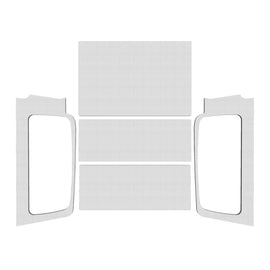 DEI 04-06 Jeep Wrangler LJ Unliminted Headliner Complete Kit - White