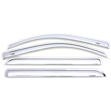 Load image into Gallery viewer, AVS 15-18 Chevy Silverado 2500 Crew Cab Ventvisor Front &amp; Rear Window Deflectors 4pc - Chrome