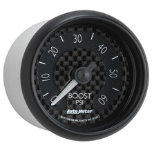 Load image into Gallery viewer, Autometer GT Series 52mm Mechanical 0-60 psi Boost Gauge