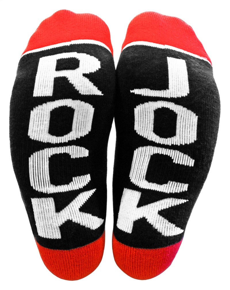 RockJock Socks Black w/ Red and White Logo