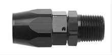 Load image into Gallery viewer, Fragola -12AN Straight Hose End x 3/4 NPT - Black